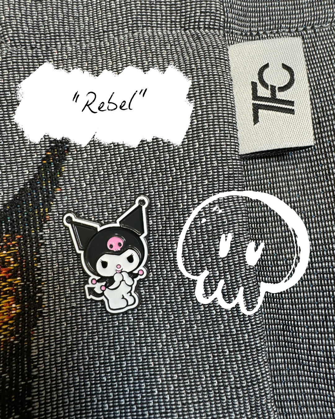 Rebel - Enamel Pin (Add on accessory)